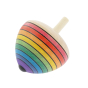 Mader kids rainbow egg spinning top toy on a white background
