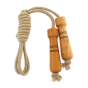 Mader linen skipping rope natural on a white background