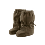 Mamalila eco-friendly babies allrounder winter booties in the khaki colour on a white background
