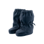 Mamalila eco-friendly babies allrounder winter booties in the navy blue colour on a white background