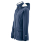 Mamalila all weather cosy winter baby wearing coat in navy blue on a white background