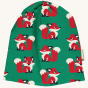 Maxomorra- Kids fox motif sweat hat on a plain background.