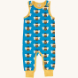 Maxomorra Picnic Bee Dungarees pictured on a plain background 