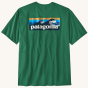 Patagonia Men's Boardshort Logo Pocket Responsibili Tee - Gather Green