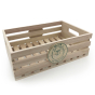 Myum handmade wooden crate toy on a white background
