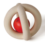 Naef Kaumi sustainable wooden baby teether toy on a white background