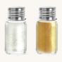Namaki sparkling powder refills in gold and silver
