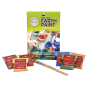 Natural Earth eco-friendly children's petite paint kit laid out on a white background