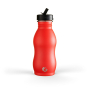 One Green Bottle 500ml Underground Red curved sports drinks bottle on a white background