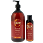 Olew Cleansing Shampoo - 1 Litre with the 200ml bottle next to it for scale.