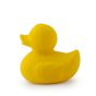 Side of the Oli & Carol Elvis The Duck Bath Toy Yellow pictured on a plain white background