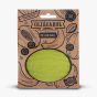 Oli & Carol 100% Natural Rubber Baby Sensory Ball - Melon in its cardboard packaging