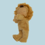 Side view of the Olli Ella Lion Pip Cozy Dinkum Doll pictured on a plain white background