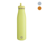 One Green Bottle 500ml stainless steel insulated Evolution sports bottle on a white background