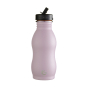 One Green Bottle 500ml Lola Pink curved sports drinks bottle on a white background