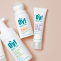 foaming face wash, deodorant and blemish concealer OY! Organic Young teen collection 