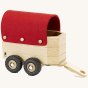 Ostheimer wooden horse box with red roof