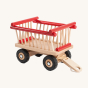 Ostheimer wooden hay-cart with red details