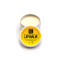 Our Tiny Bees Beeswax & Honey Lip Balm in tin on white background