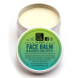 Our Tiny Bees Beeswax Face Balm for spots and blemishes in tin on white background