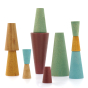 Papoose Toys Earth Stacking Cones - Blue