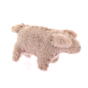 Papoose handmade felt pig toy animal figure on a white background