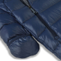 Cuff and zip detail on the Patagonia Little Kids Hi-Loft Down Sweater Bunting Snow Suit.