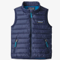 Patagonia Little Kids Down Sweater Vest Classic Navy