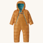 yellow baby snowsuit from patagonia