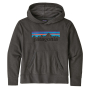 Patagonia Kid's Graphic Hoody sweatshirt P-6 Logo: Forge Grey