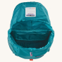 Patagonia Kids Refugito Day Pack Backpack 12L - Belay Blue. Open top view of the backpack on a plain background