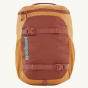 Patagonia Kids Refugito Day Pack Backpack 18L - Burl Red on a plain background.