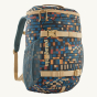 Patagonia Kids Refugito Day Pack Backpack 18L - Fitz Roy Patchwork / Ink Black Front three-quarter view on a plain background.