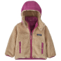 Patagonia Little Kids Reversible Tribbles Hoody - Sound Blue on a plain background. 