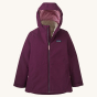 Patagonia Kids 4-in-1 Everyday Jacket - Night Plum- on a plain background.