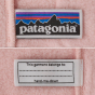 Patagonia Little Kids Synchilla Fleece Hooded Cardigan - Guanaco Fiesta / Peaceful Pink Patagonia label and Hand-me-down name label