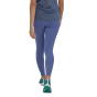 Woman stood backwards on a white background wearing the Patagonia maipo 7/8 tights in the current blue colour