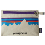 Patagonia Zipped Pouch 9-6 Fitz Roy: Bleached Stone
