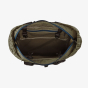 Picture of inside the Patagonia Arbor classic bag. Picture has a white background. The colour of the bag in the picture is green. This colour is not sold on website, picture used to show inside of the bag only.