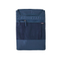 Patagonia Refugio Day Pack 26L - Classic Navy, laptop and desk caddy insert, stood upright, on a white background