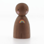 Peepul Rainbow Walnut Peg Doll