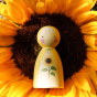 Peepul Sunflower Peg Doll