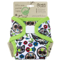 Petit Lulu AIO Pocket Nappy H&L - Mexican Skulls (on white)