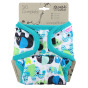 Petit Lulu SIO Complete Nappy Snaps - Blue baby elephant