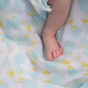 Piccalilly Puddle Duck Print Muslin Swaddle