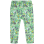 green organic cotton leggings with the spring meadow print from piccalilly