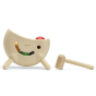 PlanToys infinite pounding toy and wooden mallet on a white background