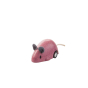 PlanToys Wooden Pull-Back Mouse Toy in pink. 