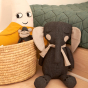 Roommate Elephant Anthracite Stuffed Toy
