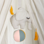 Roommate Elephant on Ball Music Mobile - Grey